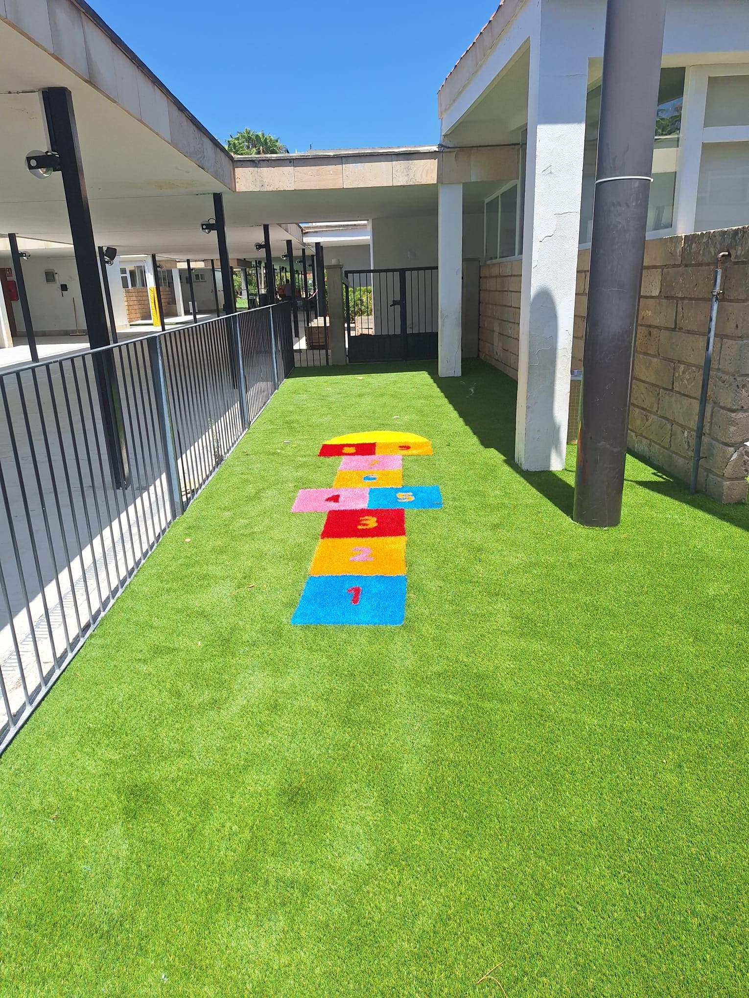 Césped artificial terraza